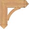 Ekena Millwork Thorton Arts & Crafts Smooth Bracket, Western Red Cedar, 5 1/2"W x 22"D x 22"H BKT06X22X22THR03SWR - alternate 2